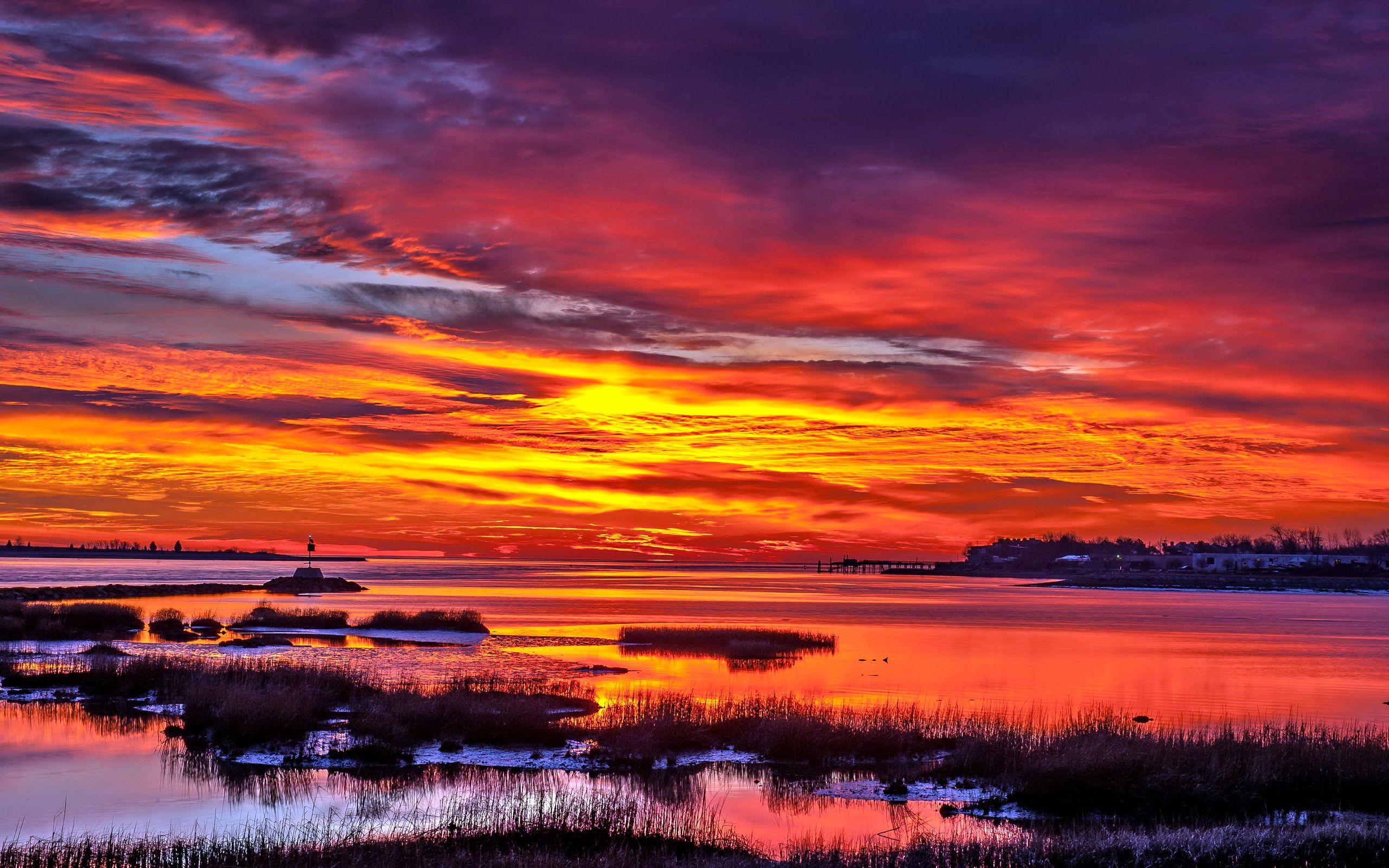 2560x1600 Beautiful Sunset Wallpaper