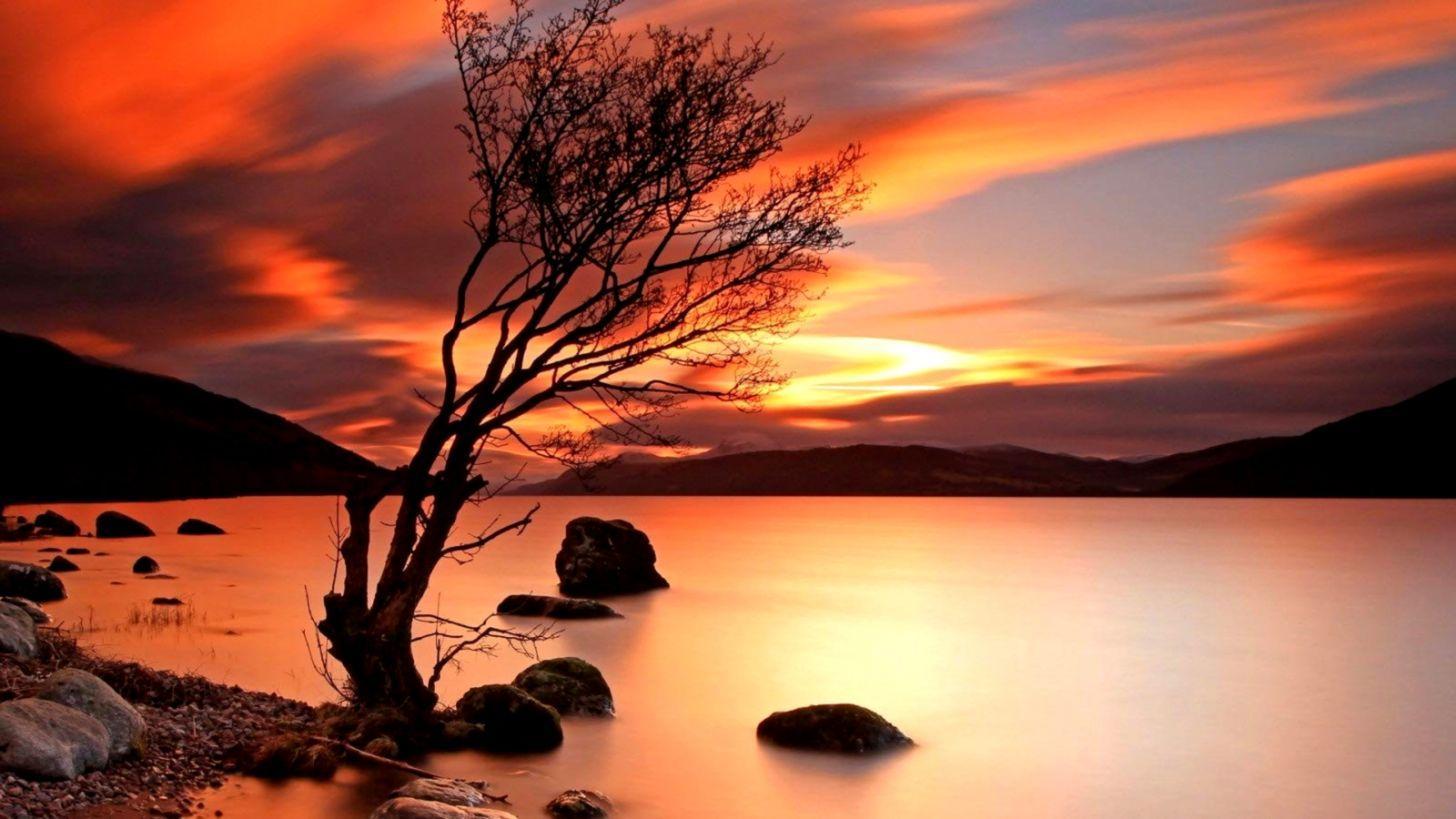1456x819 Landscape Nature Wallpaper Sunset