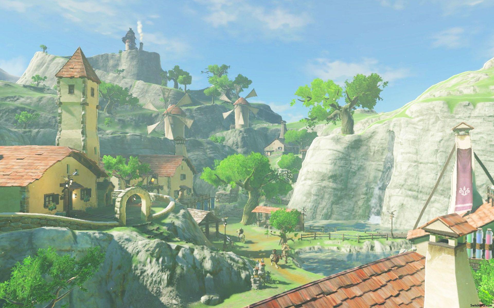 1920x1200 Zelda: Breath of the Wild Scenic Desktop Wallpaper Collection