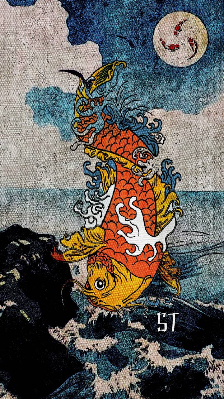 720x1280 Koi fish wallpaper