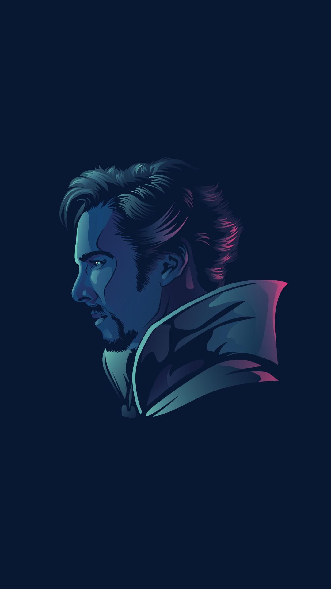 1080x1920 Doctor Strange Minimalist 4k Mobile Wallpaper (iPhone, Android, Samsung, Pixel, Xiaomi)