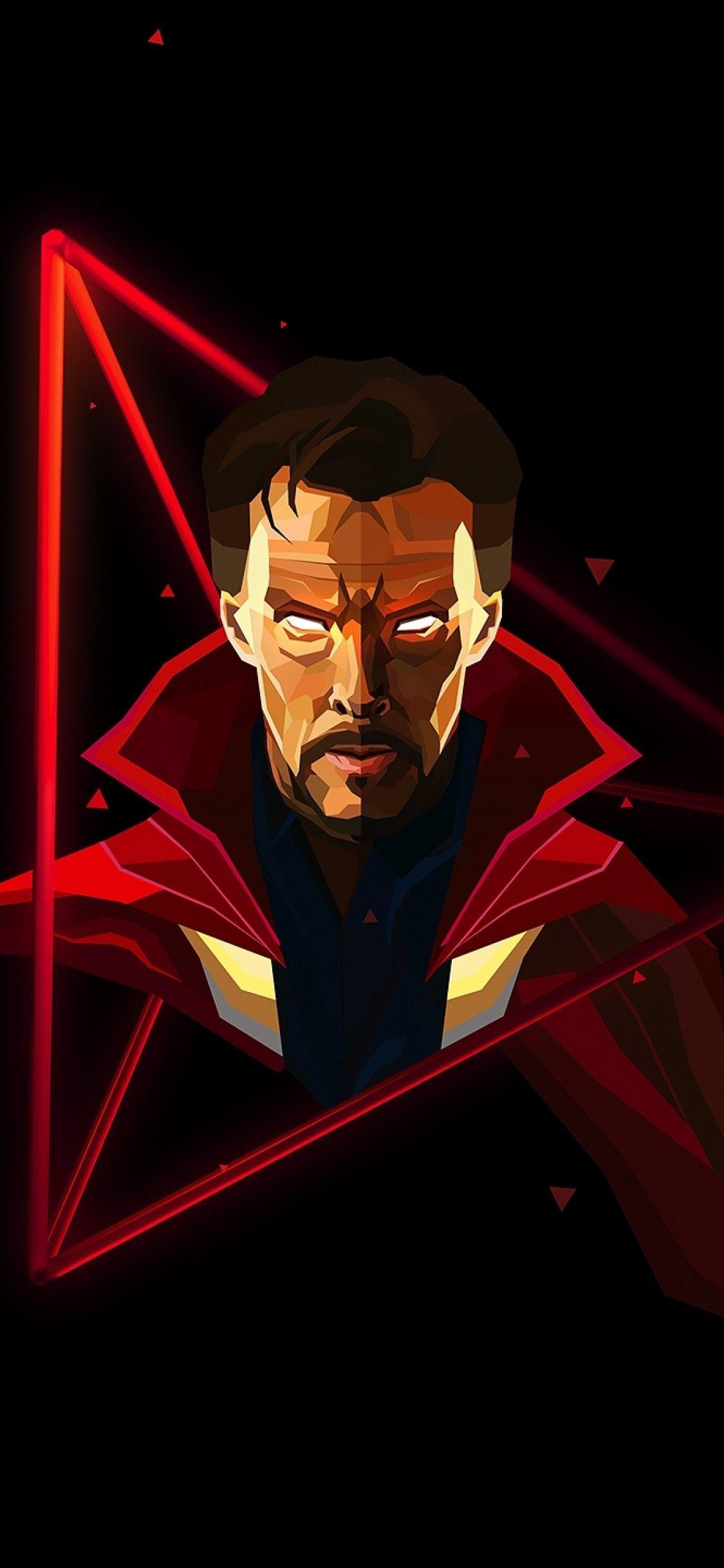 1125x2436 Download 1125x2436 Doctor Strange, Minimalism, Artwork Wallpaper for iPhone X