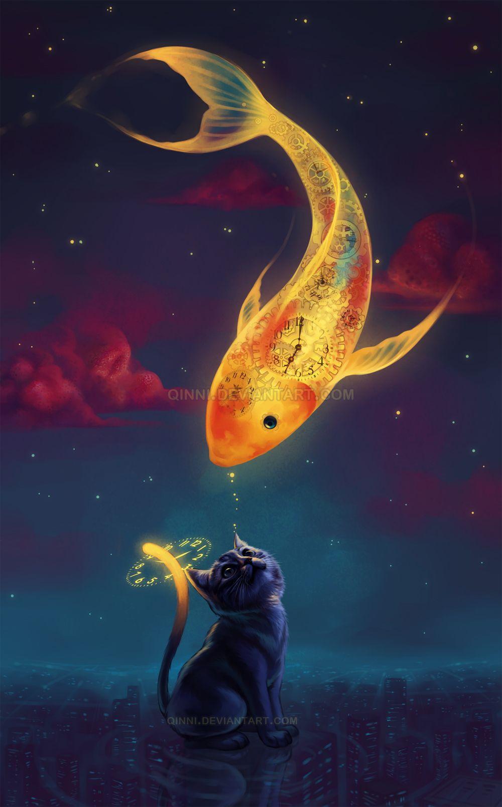 1000x1609 Best Ever Iphone Wallpaper 'To Catch A Moon Fish'