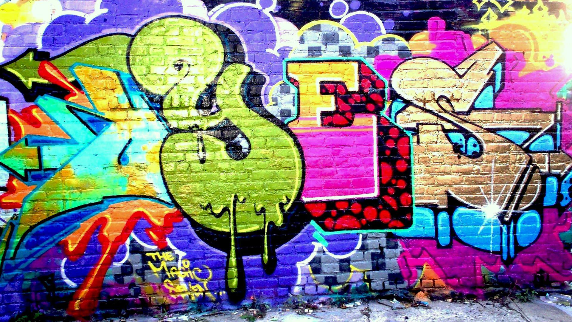 1920x1080 Colorful Graffiti Street Art