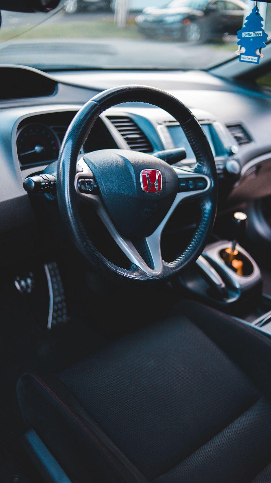 938x1668 Download Wallpaper 938x1668 Honda, Car, Steering Wheel, Salon Iphone 8 7 6s 6 For Parallax HD Background