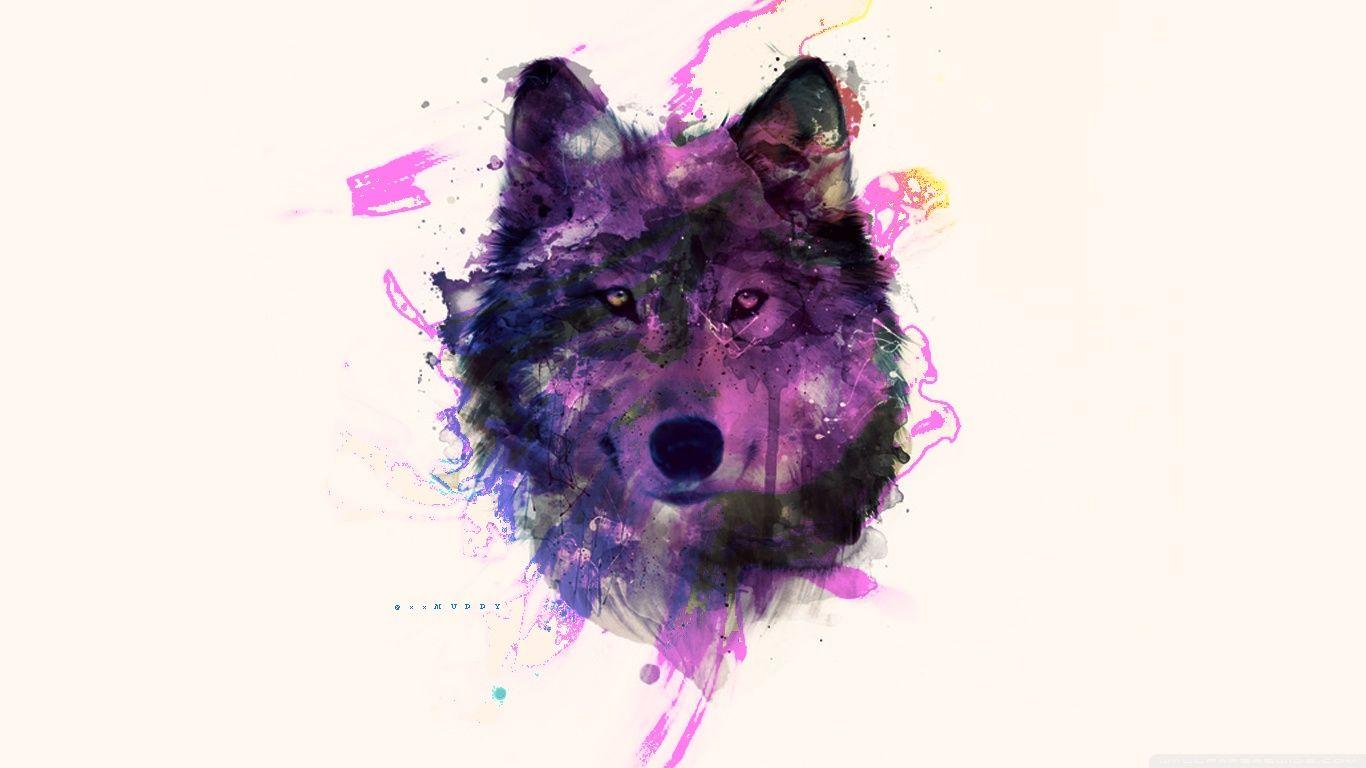 Purple Wolf Wallpapers - Top Free Purple Wolf Backgrounds - WallpaperAccess