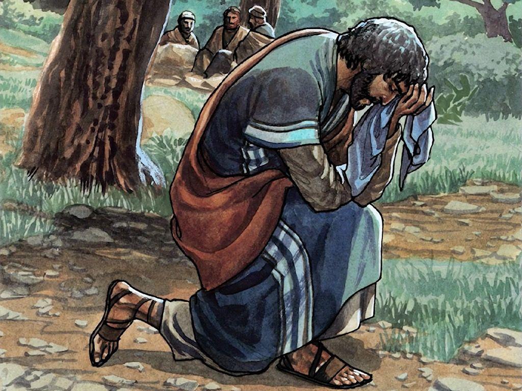1024x768 FreeBibleimage - Prayer In The Garden - Jesus Prays In The Garden Of Gethsemane And Is Arrested (Matthew 26:36 Mark 14:32 Luke 22:39 John 18:1 10)