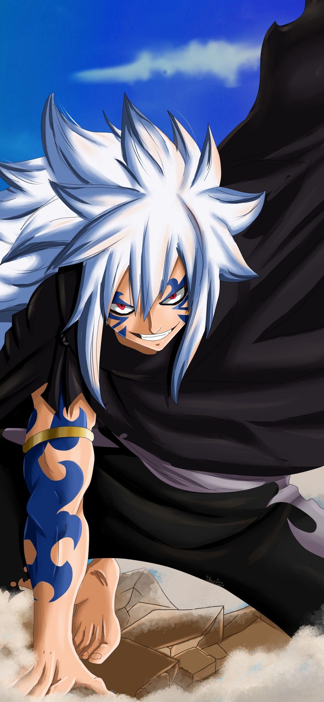 1125x2436 Download 1125x2436 wallpaper fairy tail, devil smile, anime boy, art, iphone x 1125x2436 HD image, background, 17829
