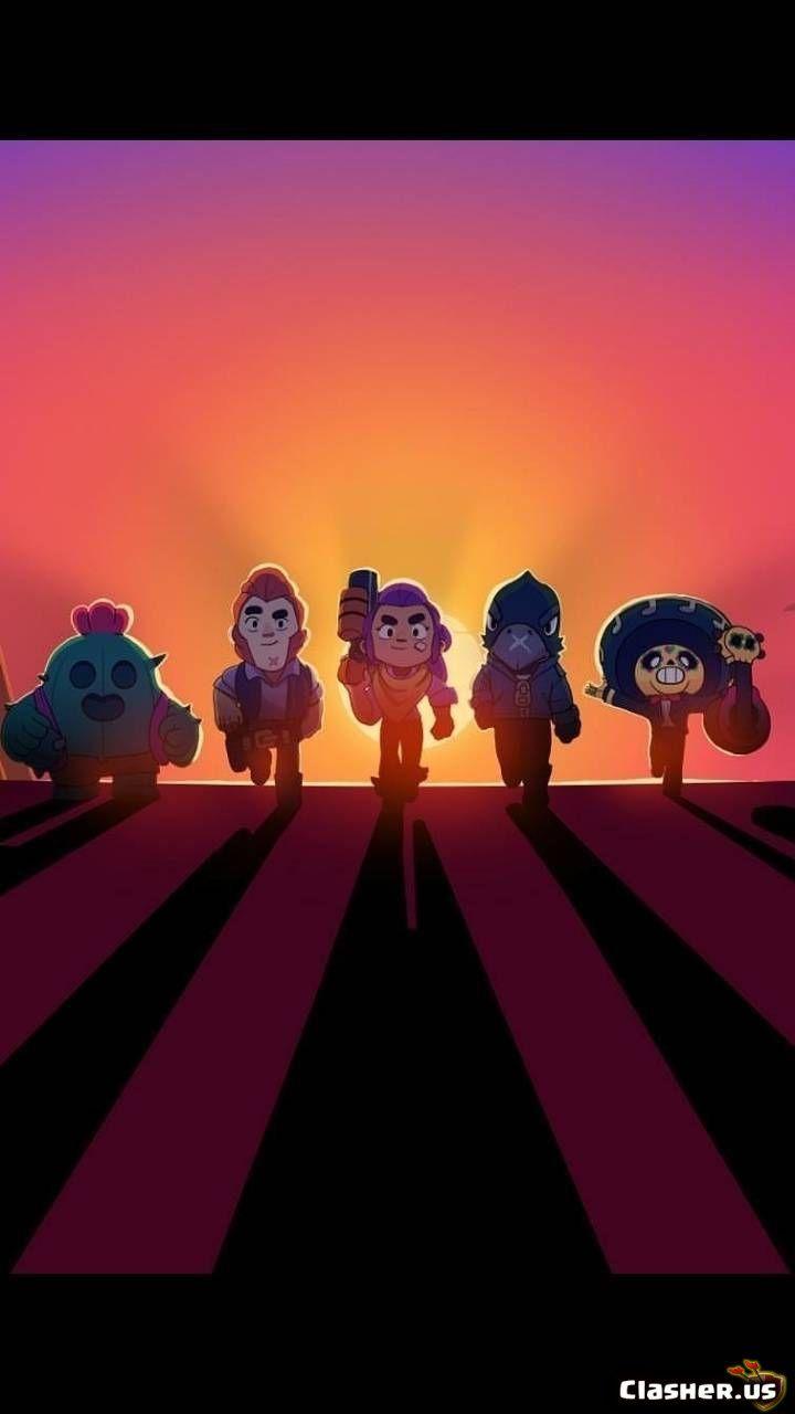 720x1280 bs, brawlers, Colt, Brock, 8_BIT Stars Wallpaper