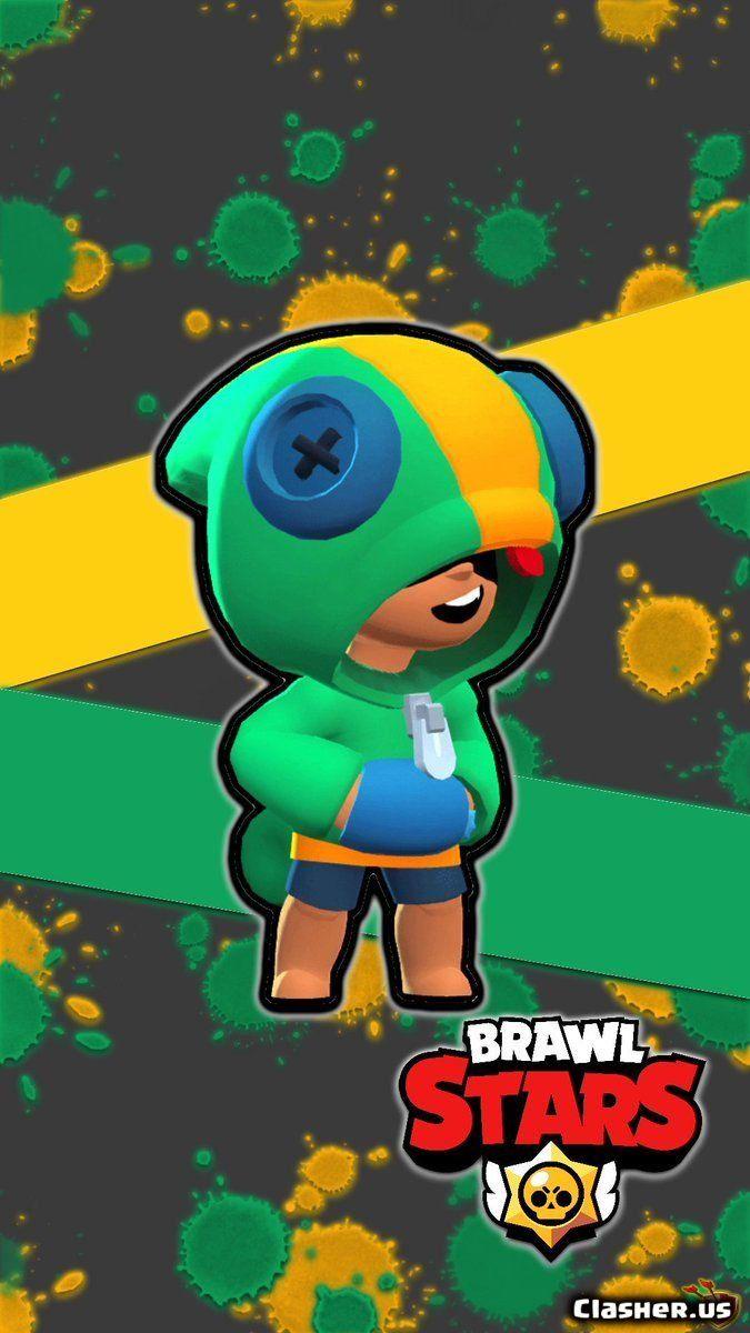 675x1200 Leon, brawler, brawl stars, bg Stars Wallpaper