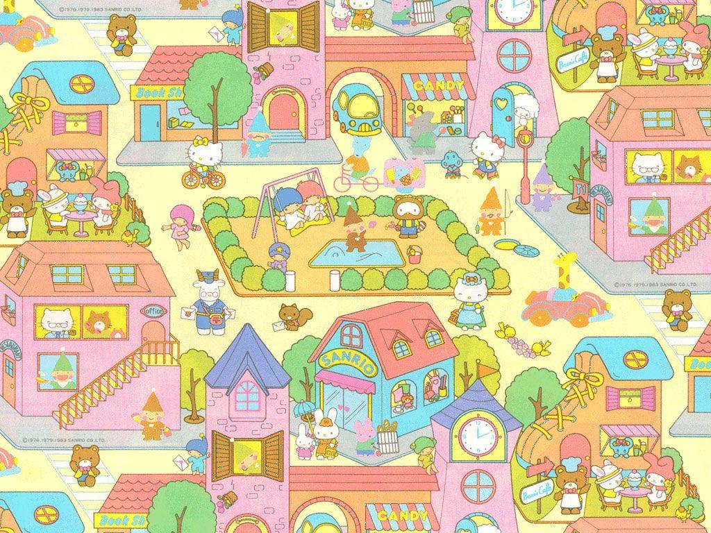 1024x768 Sanrio Wallpaper. Sanrio Wallpaper, Sanrio Background and Kimono Sanrio Wallpaper
