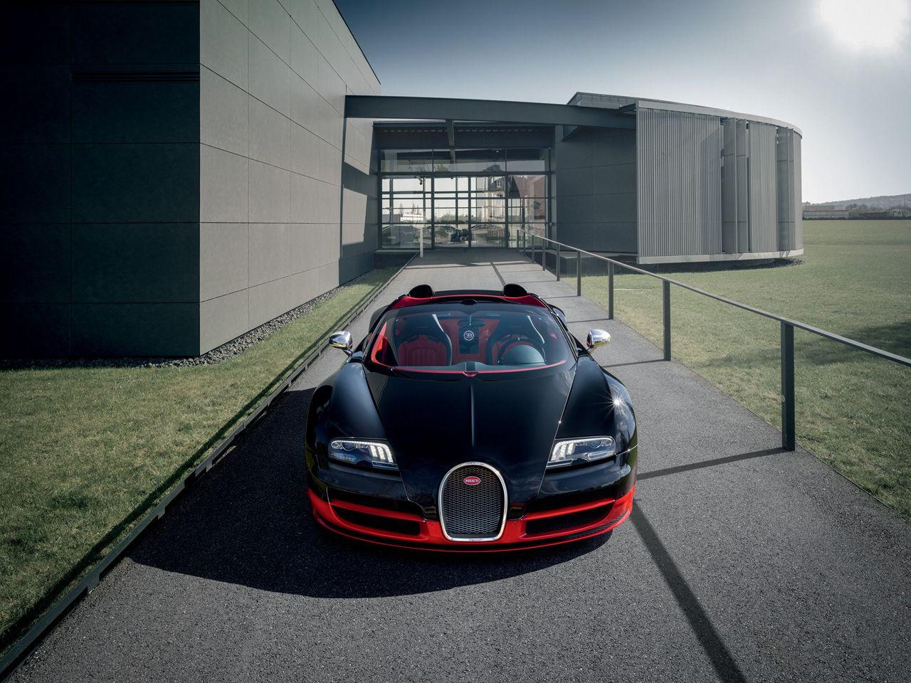 1280x960 Bugatti Veyron Grand Sport Vitesse Black and Red