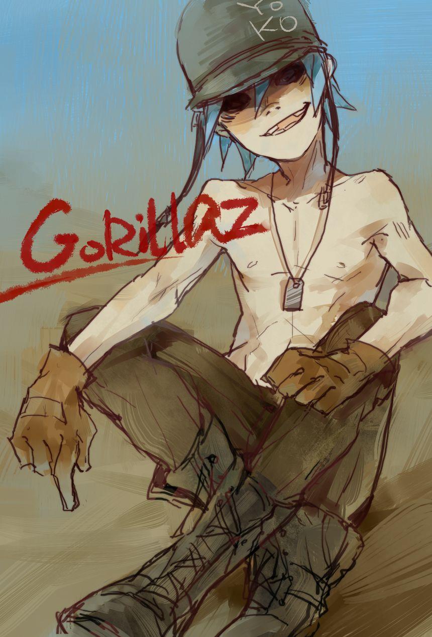 860x1267 Gorillaz 2d Wallpaper HD Wallpaper