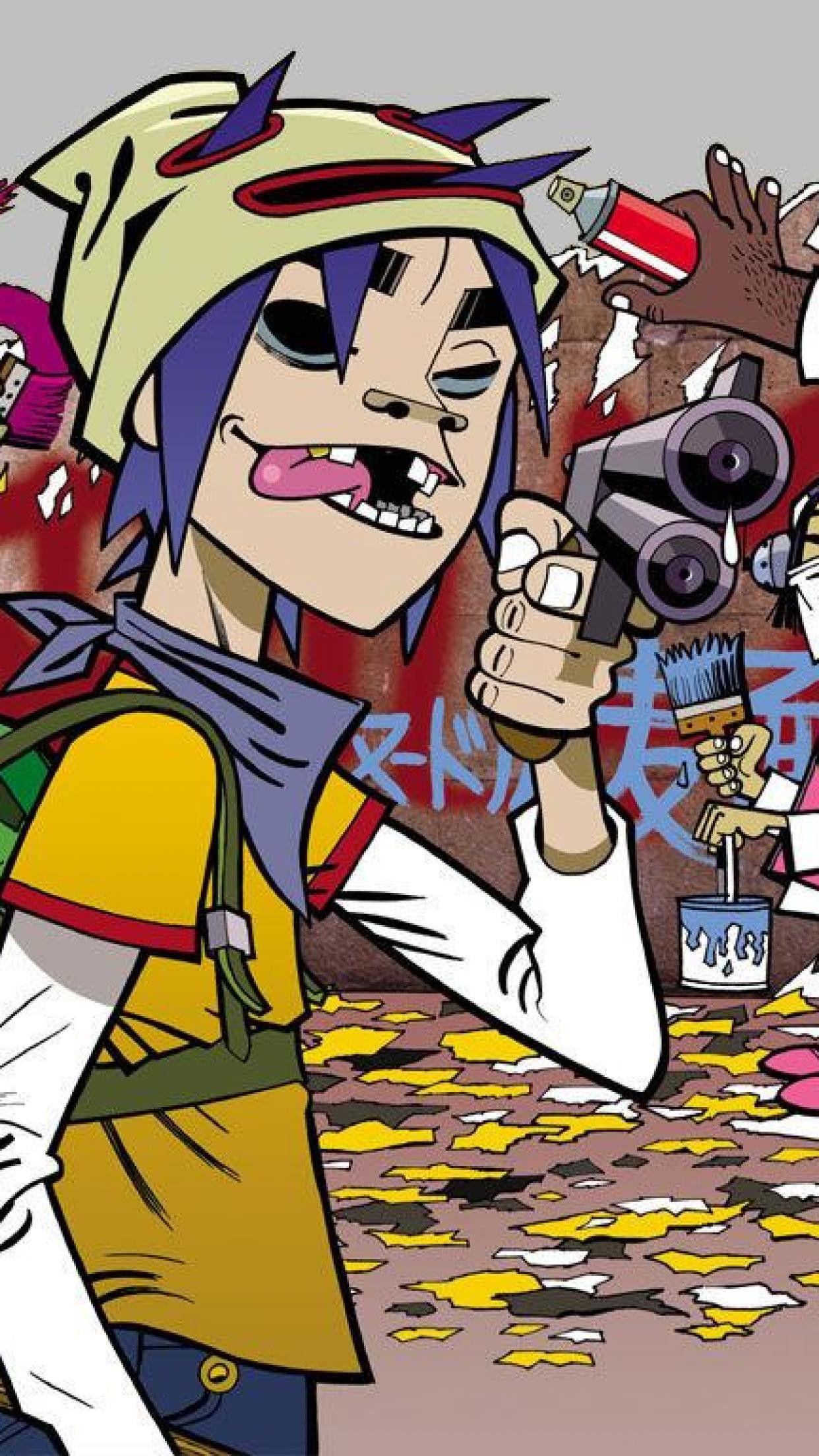 1242x2208 Gorillaz Wallpaper HD