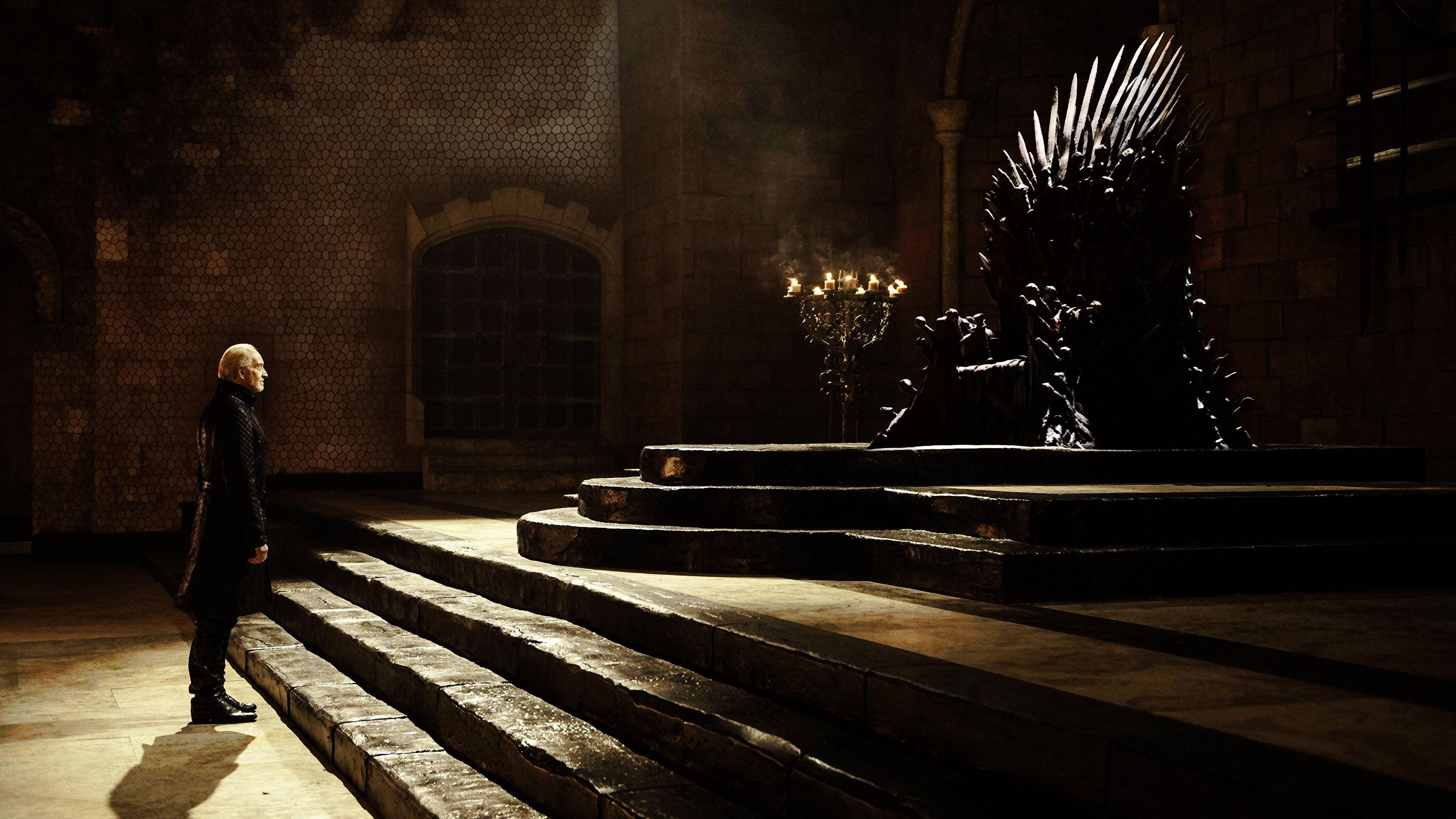 3840x2160 MAIN SPOILERS Created a 4K Wallpaper of the Throne I couldn't find one