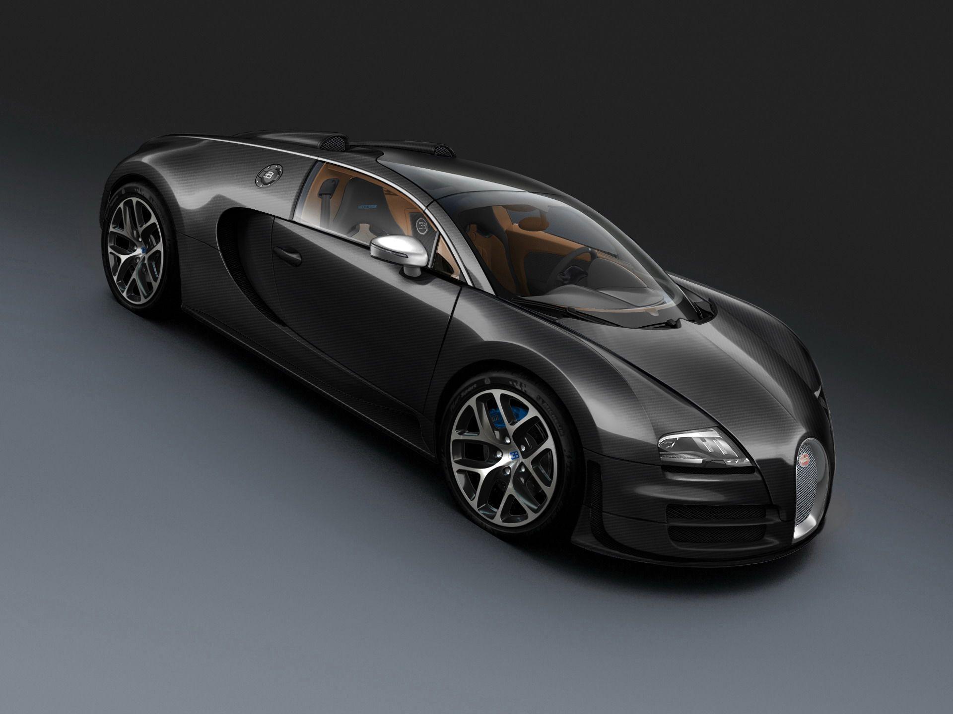 1920x1440 Bugatti Veyron 16.4 Grand Sport Vitesse Black Carbon Picture, Photo, Wallpaper