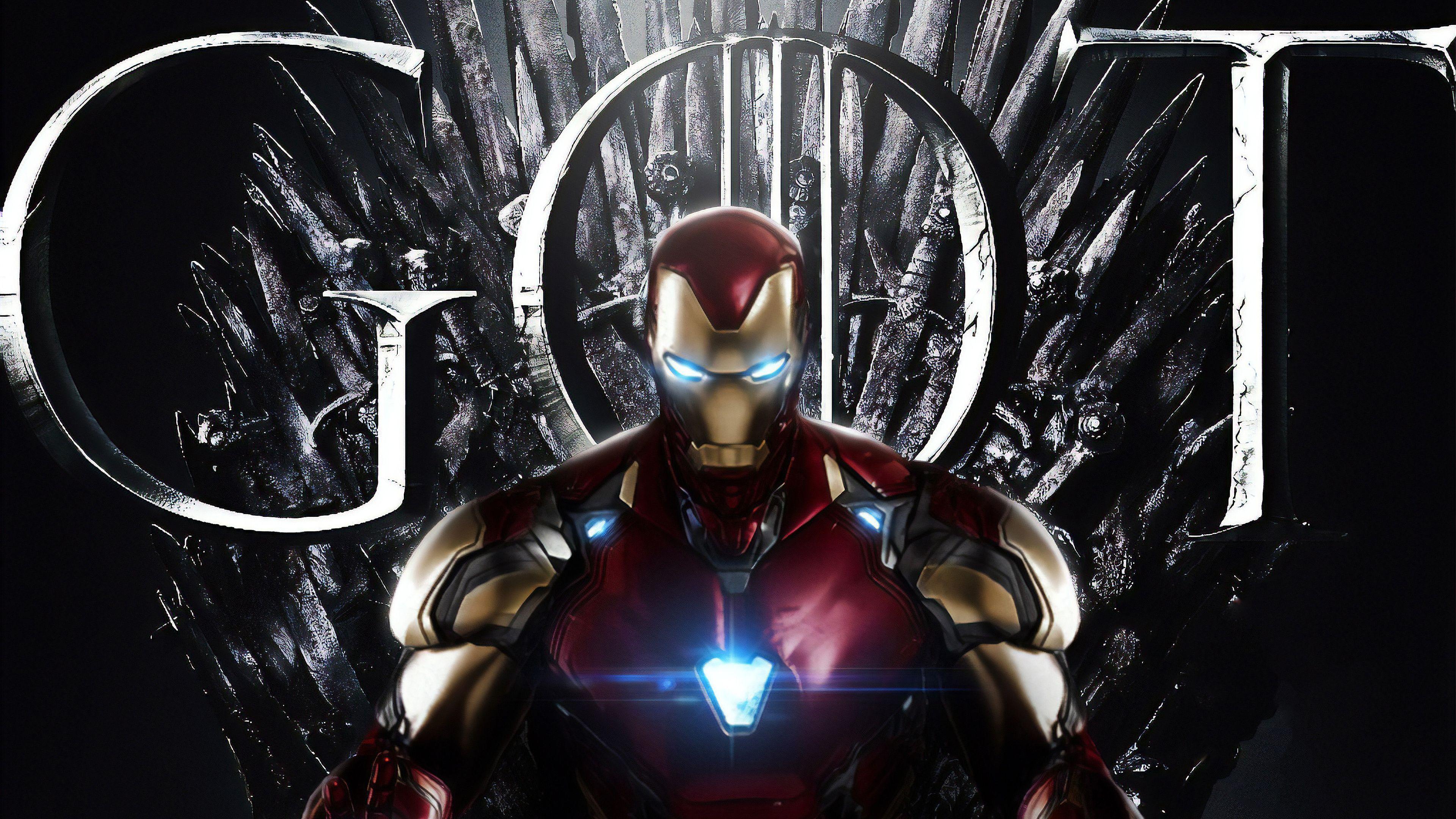 3840x2160 Wallpaper 4k Iron Man Throne 4k Wallpaper, Artist Wallpaper, Artwork Wallpaper, Wallpaper, Hd Wallpaper, Iron Man Wallpaper, Superheroes Wallpaper