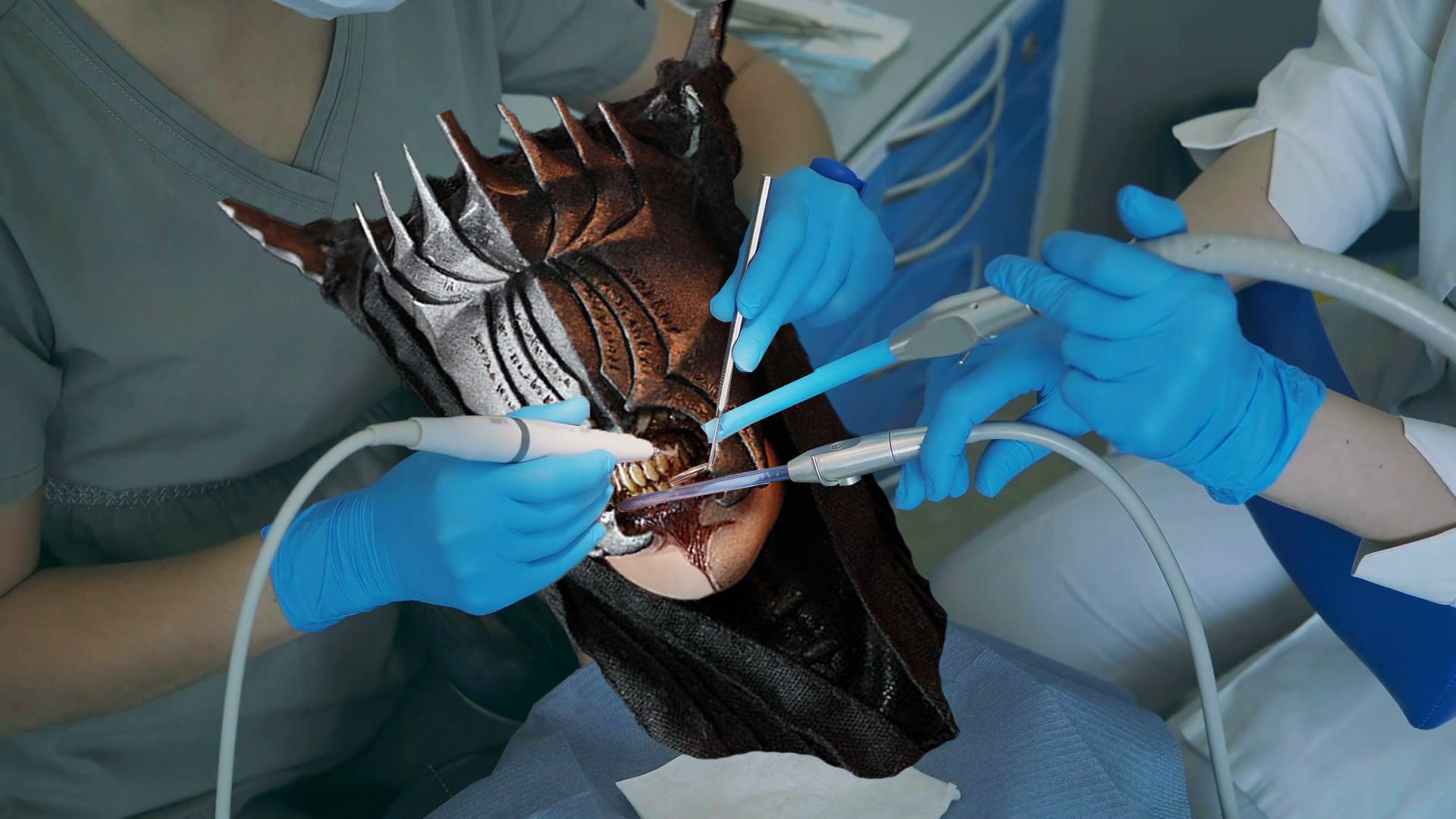 1920x1080 The Mouth of sauron visits the dentist