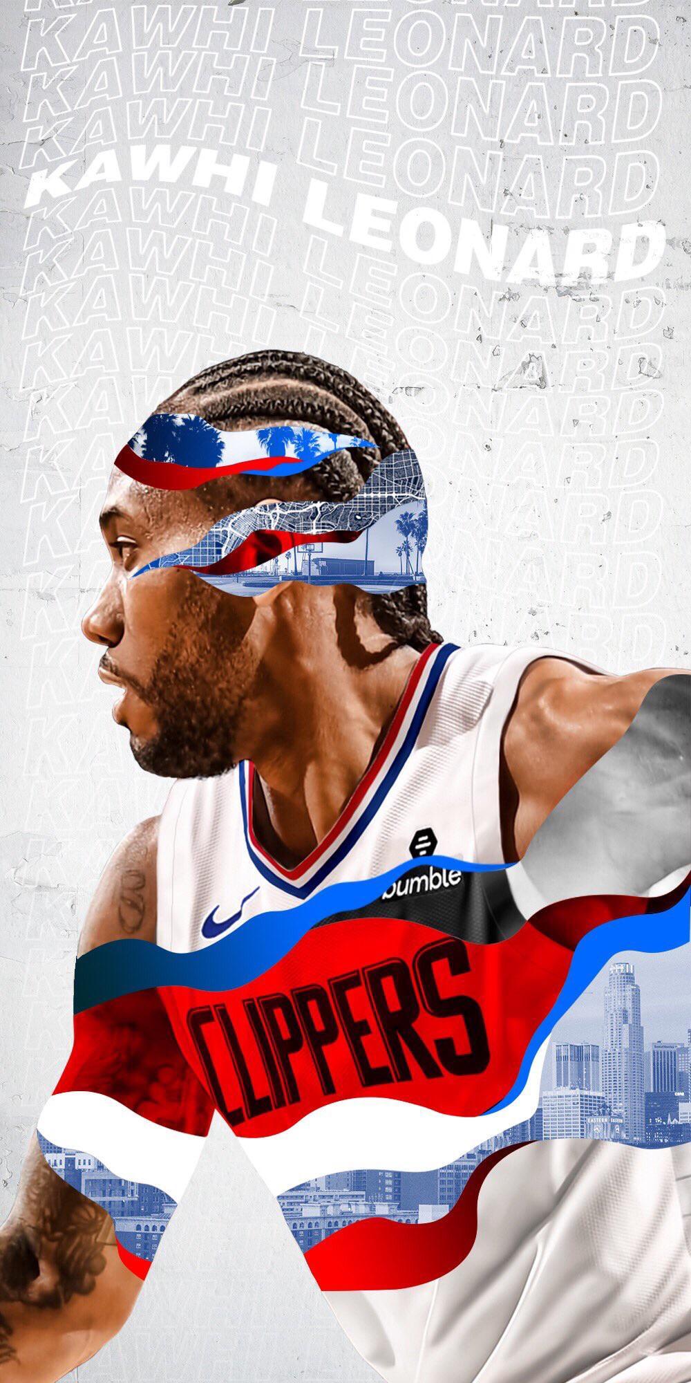 1000x2000 Kawhi Leonard Phone Clippers Wallpaper