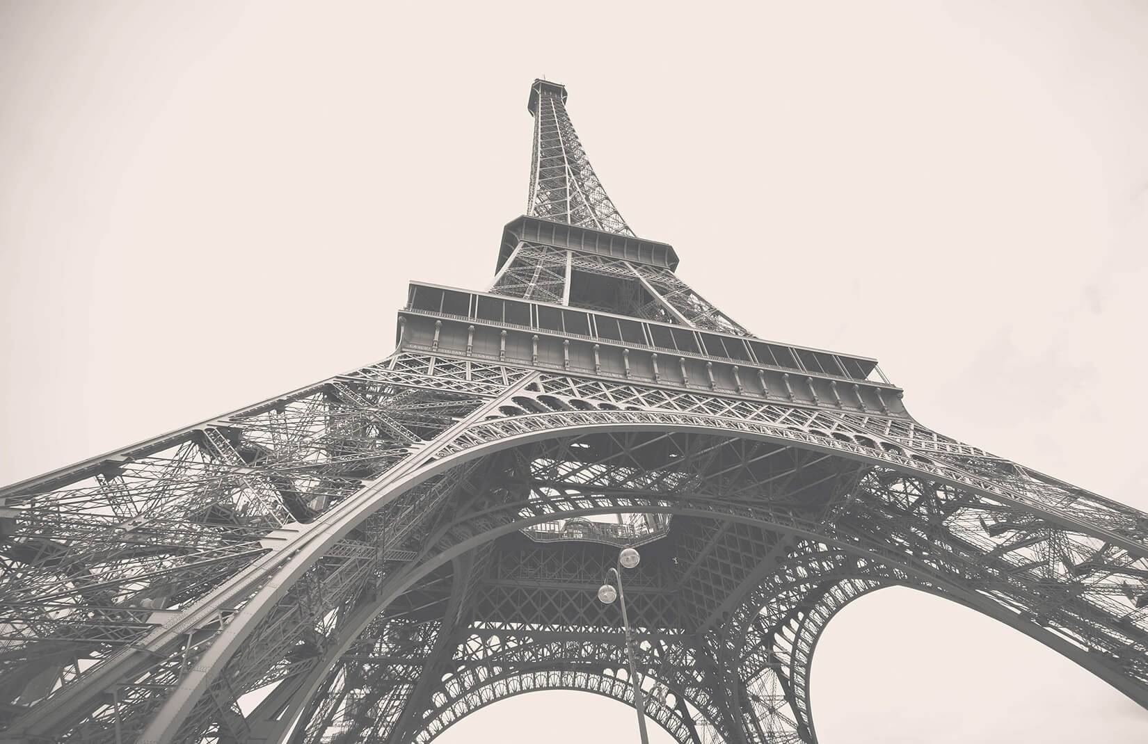 1650x1070 Eiffel Tower Sepia Wallpaper Mural