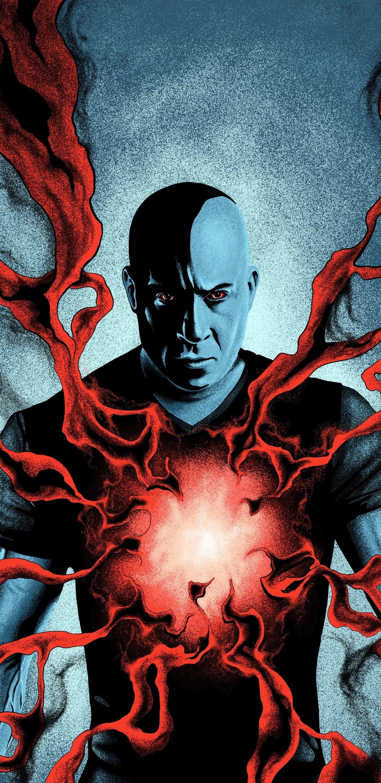 1440x2960 Vin Diesel, Bloodshot, 2020 movie, art wallpaper. Movie art, Art, Art wallpaper