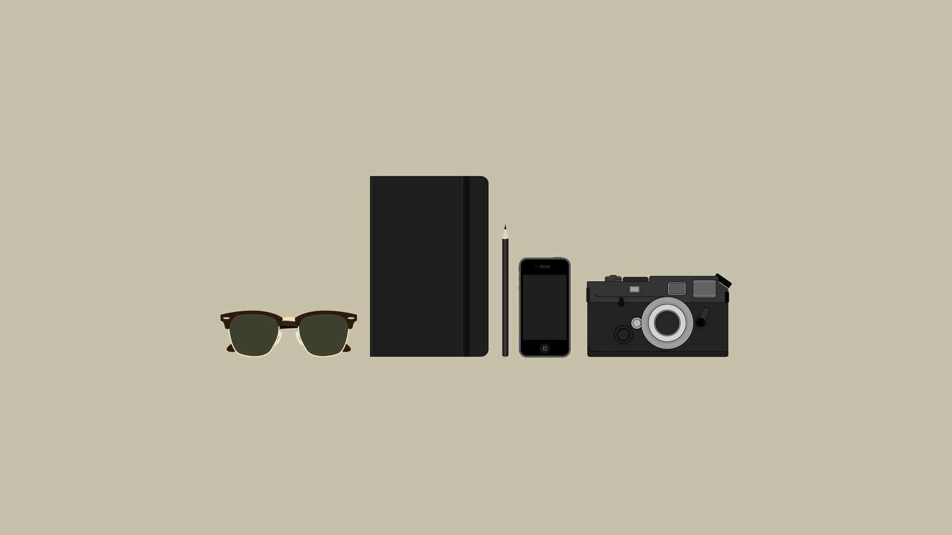 1920x1080 Hipster Gear Full HD Wallpaper