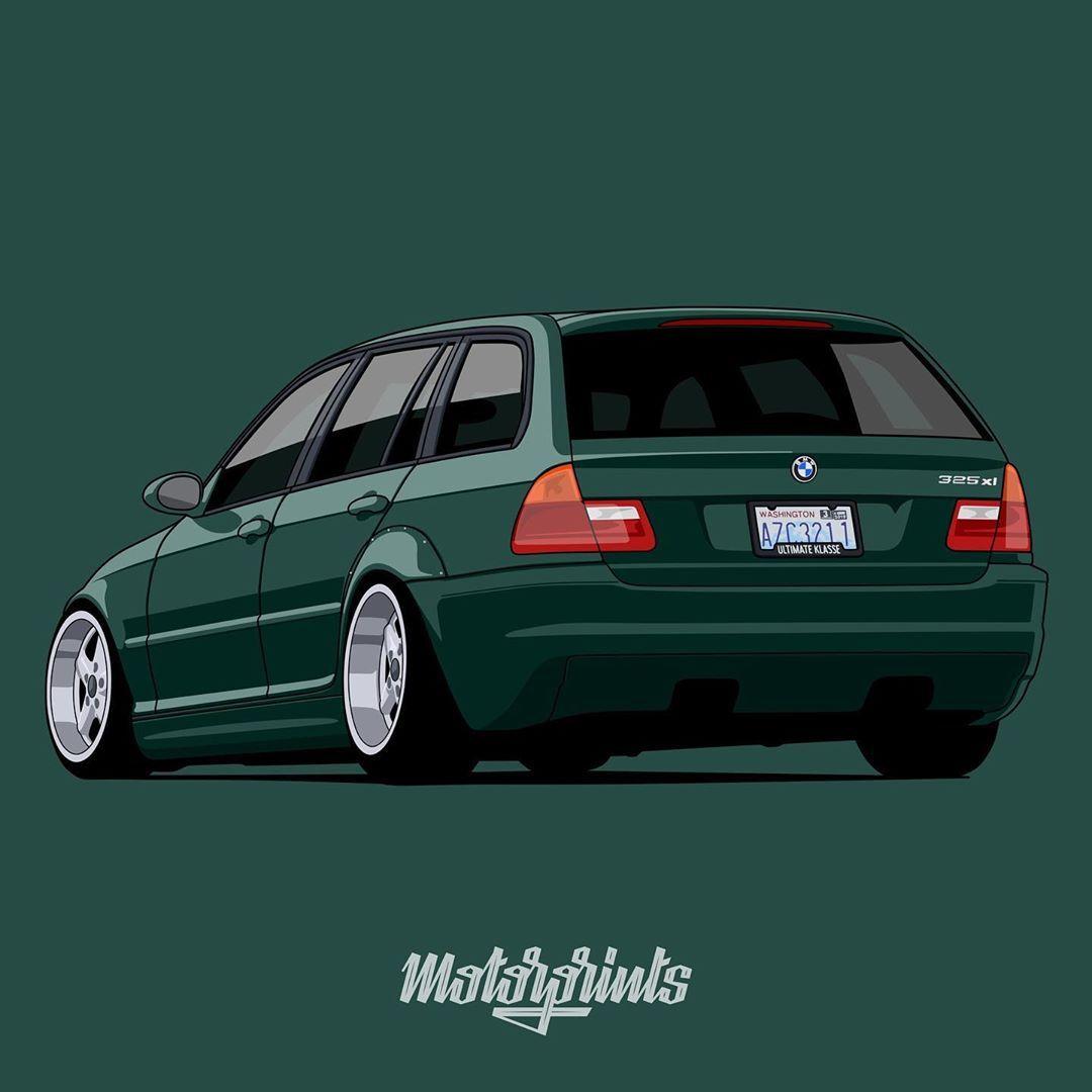 1080x1080 art. E46 touring, Bmw art, Bmw touring
