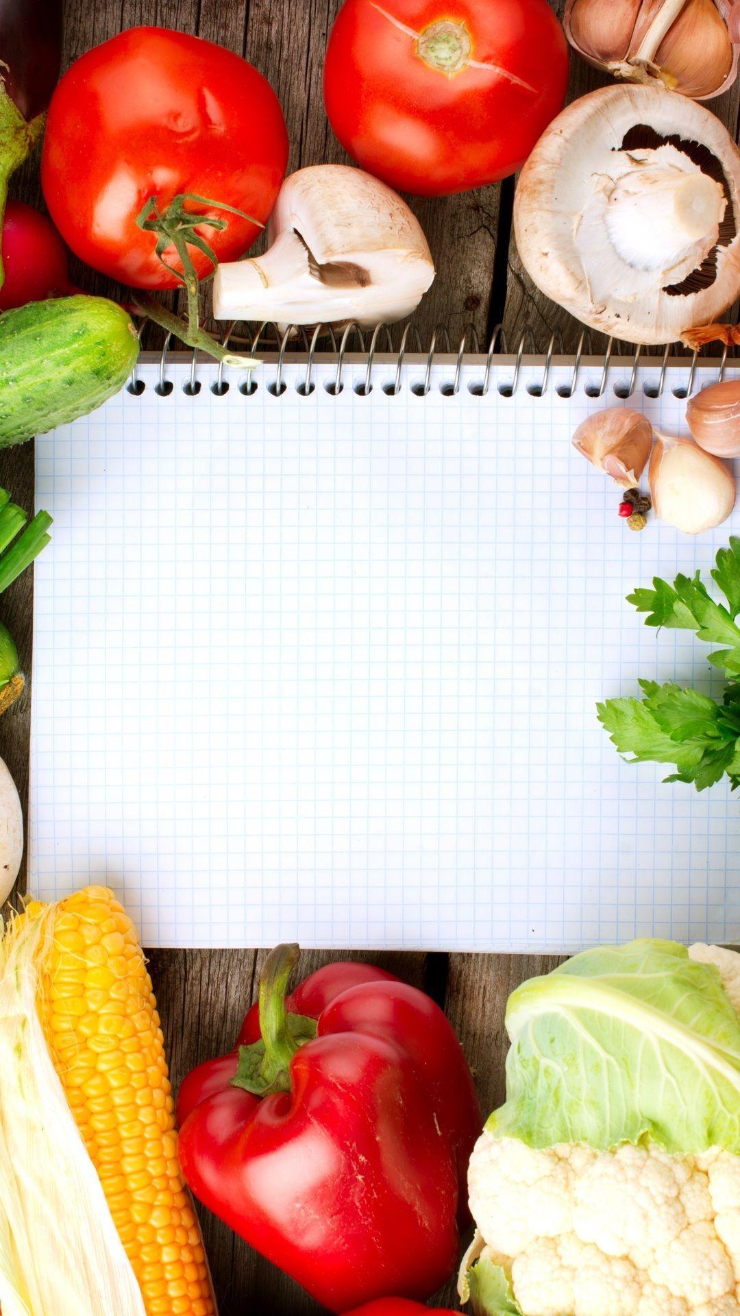 1080x1920 wallpaper for phone. Food background wallpaper, Vegetables, Food wallpaper