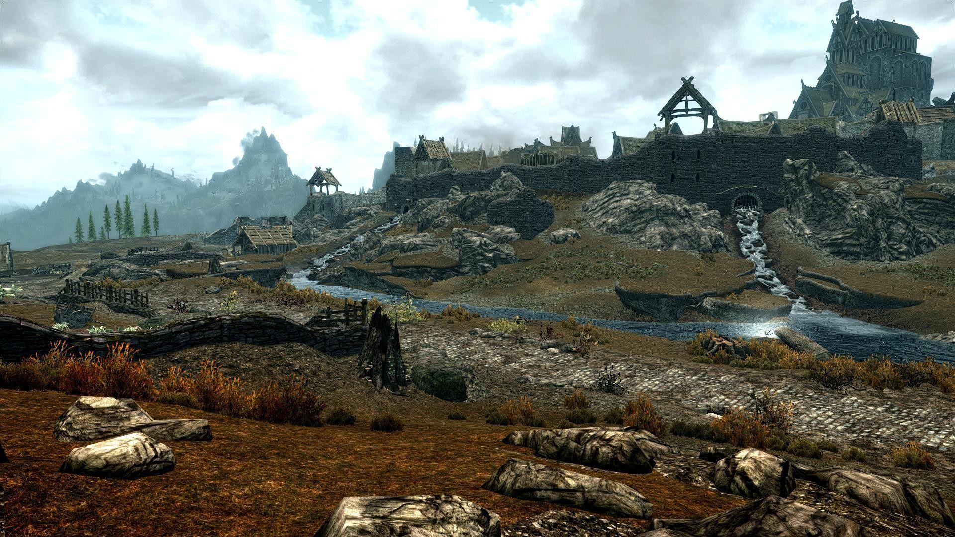 Skyrim Landscape Wallpapers Top Free Skyrim Landscape Backgrounds 