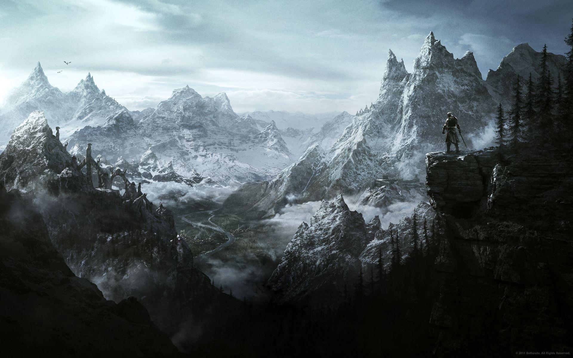 1920x1200 Skyrim Landscape Wallpaperx1200