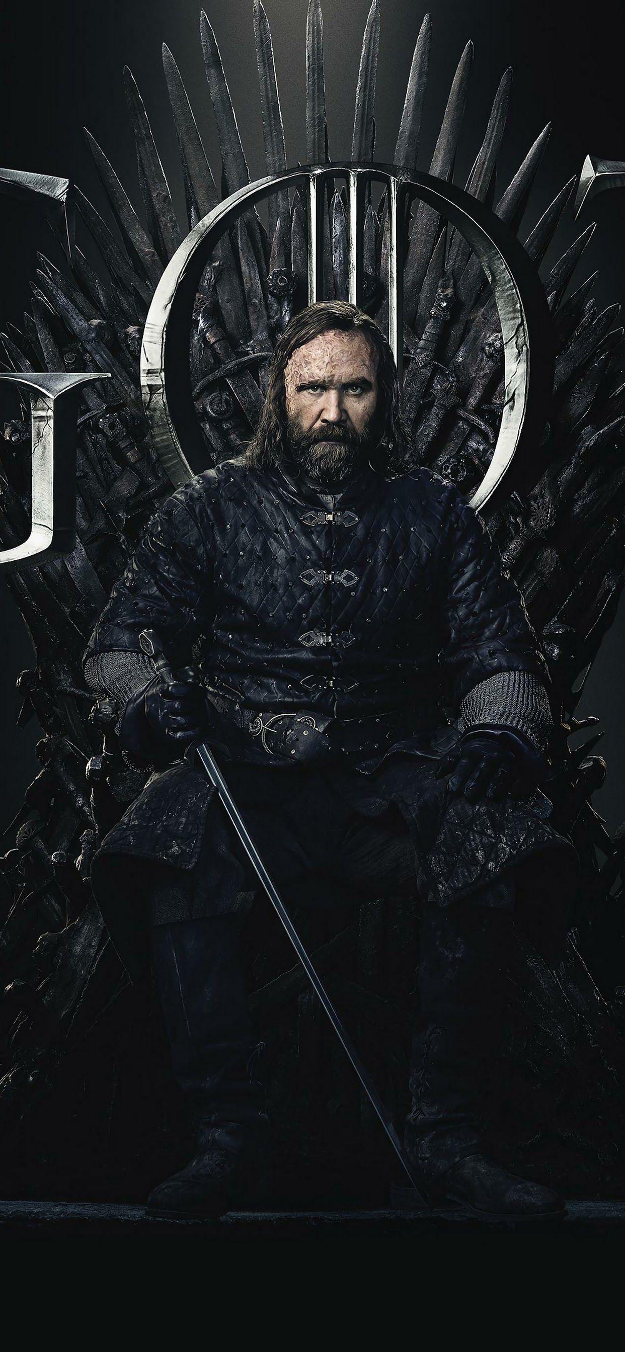 1242x2688 Sandor Clegane The Hound Game of Thrones Season 8 4K Wallpaper