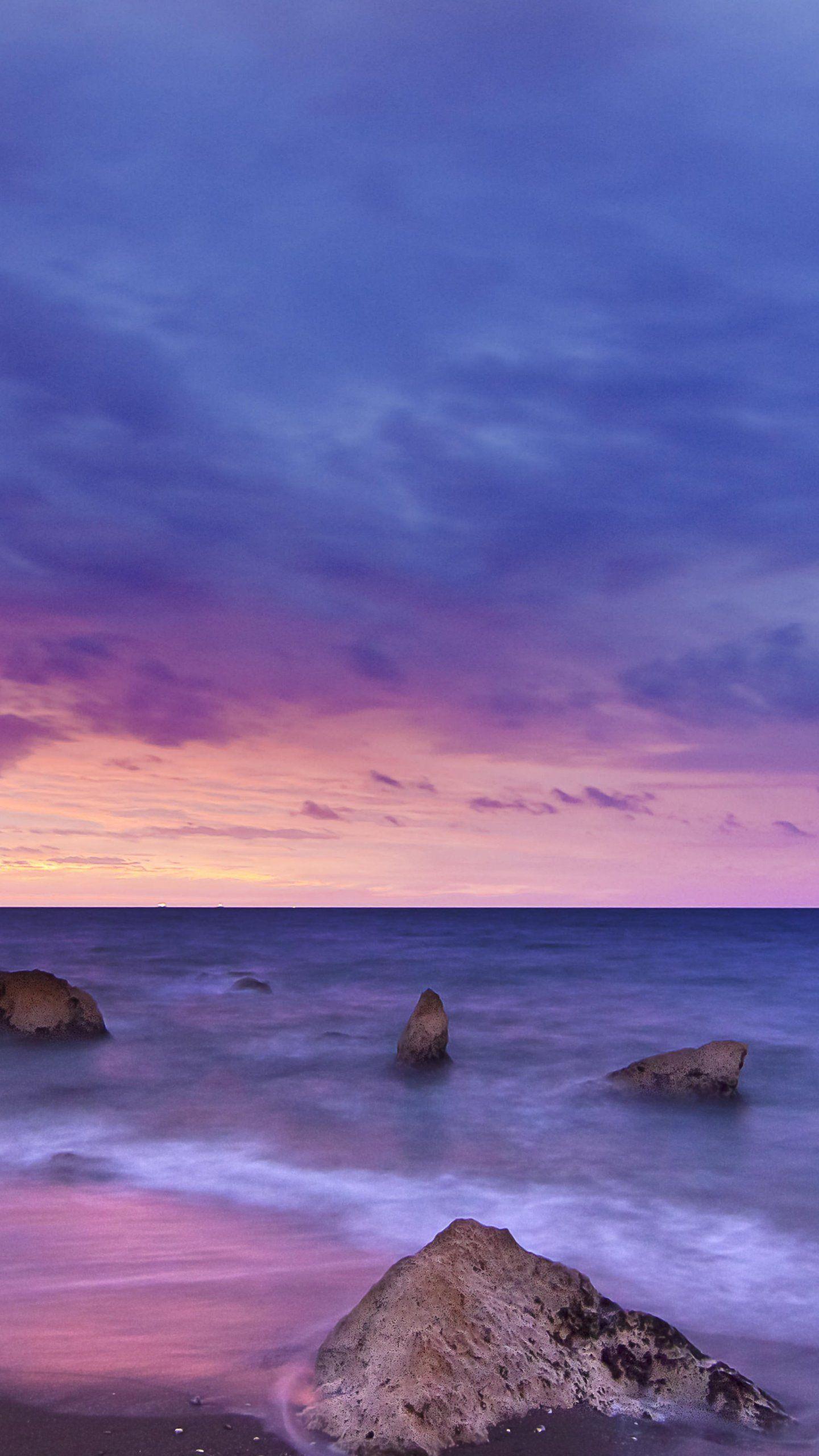 Purple Beach Sunset Iphone Wallpapers Top Free Purple Beach Sunset Iphone Backgrounds 7318