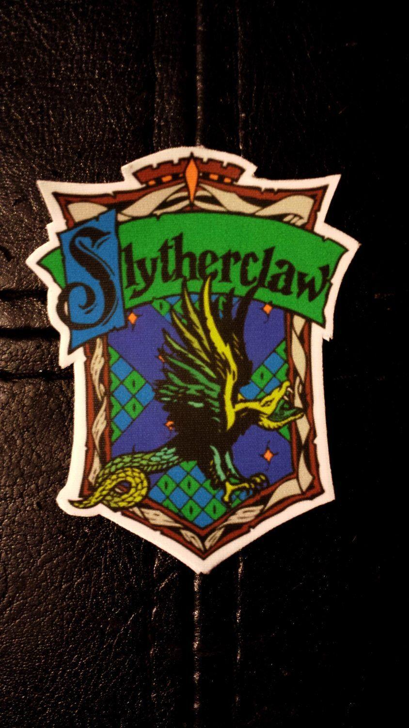 844x1500 Harry Potter Slytherclaw Cross House Crest Vinyl Sticker. Harry Potter Stickers, Harry Potter Art Projects, Potter