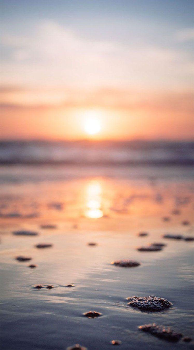 748x1349 Sunset beach iPhone wallpaper .
