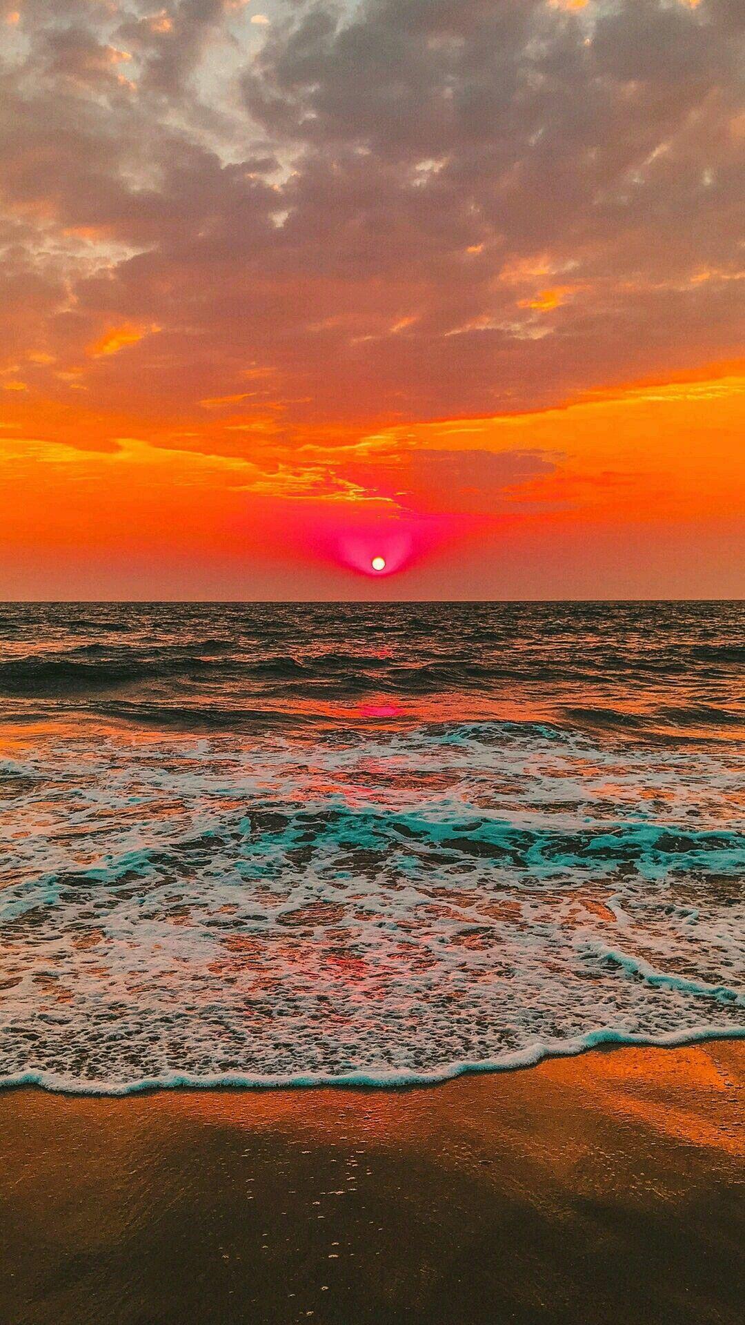 Ocean Sunset iPhone Wallpapers - Top Free Ocean Sunset iPhone Backgrounds - WallpaperAccess