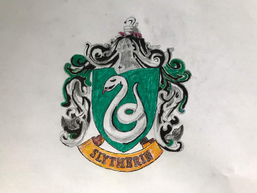 1024x768 Slytherin Crest Wallpaper