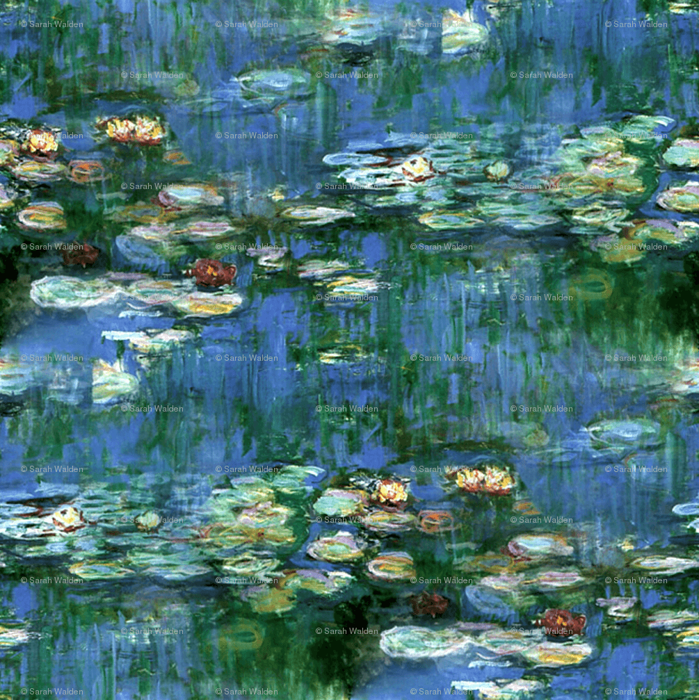1005x1007 Claude Monet Water Lilies 1916 Hình nền lớn