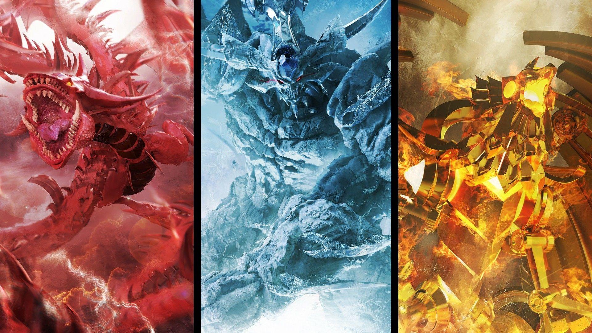 1920x1080 ra, #yugioh, #slypher, #obelisk, #god Cards, #collage Egyptian Gods HD Wallpaper