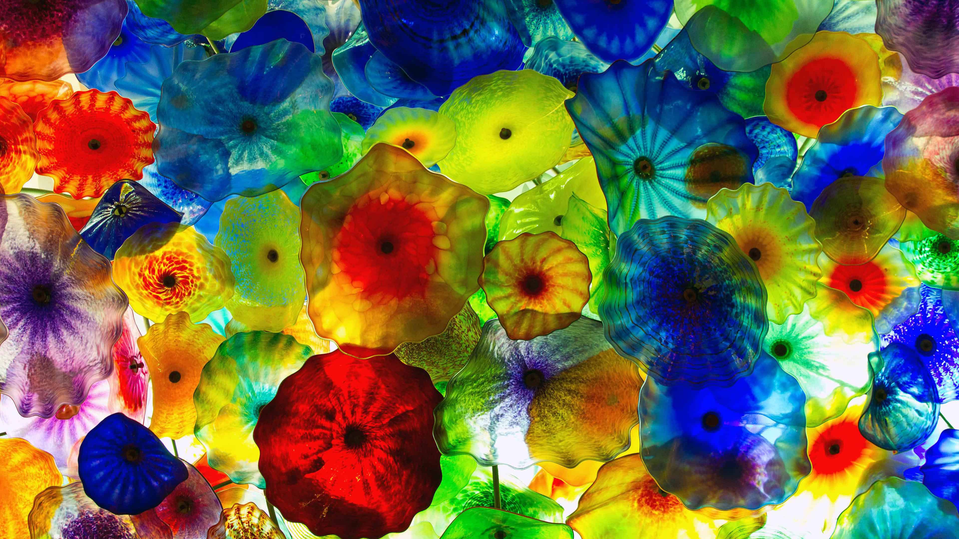 3840x2160 Colorful Jellyfish UHD 4K Wallpaper