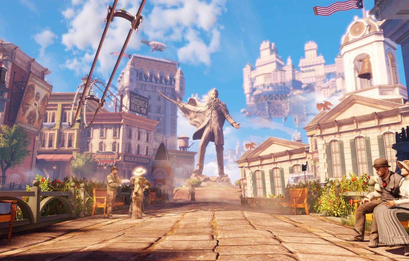1332x850 Wallpaper Columbia, Colombia, Bioshock Infinite, cities image for desktop, section игры
