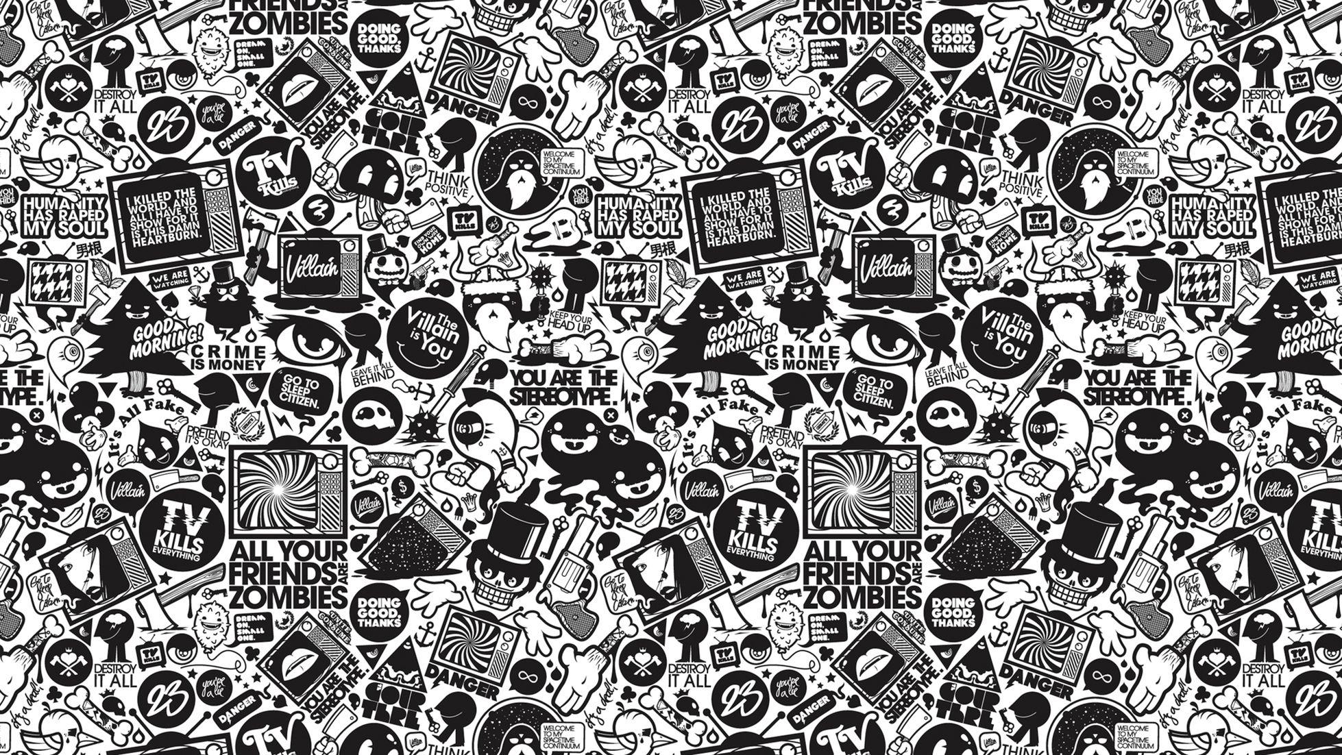 Black and White Retro Wallpapers - Top Free Black and White Retro  Backgrounds - WallpaperAccess