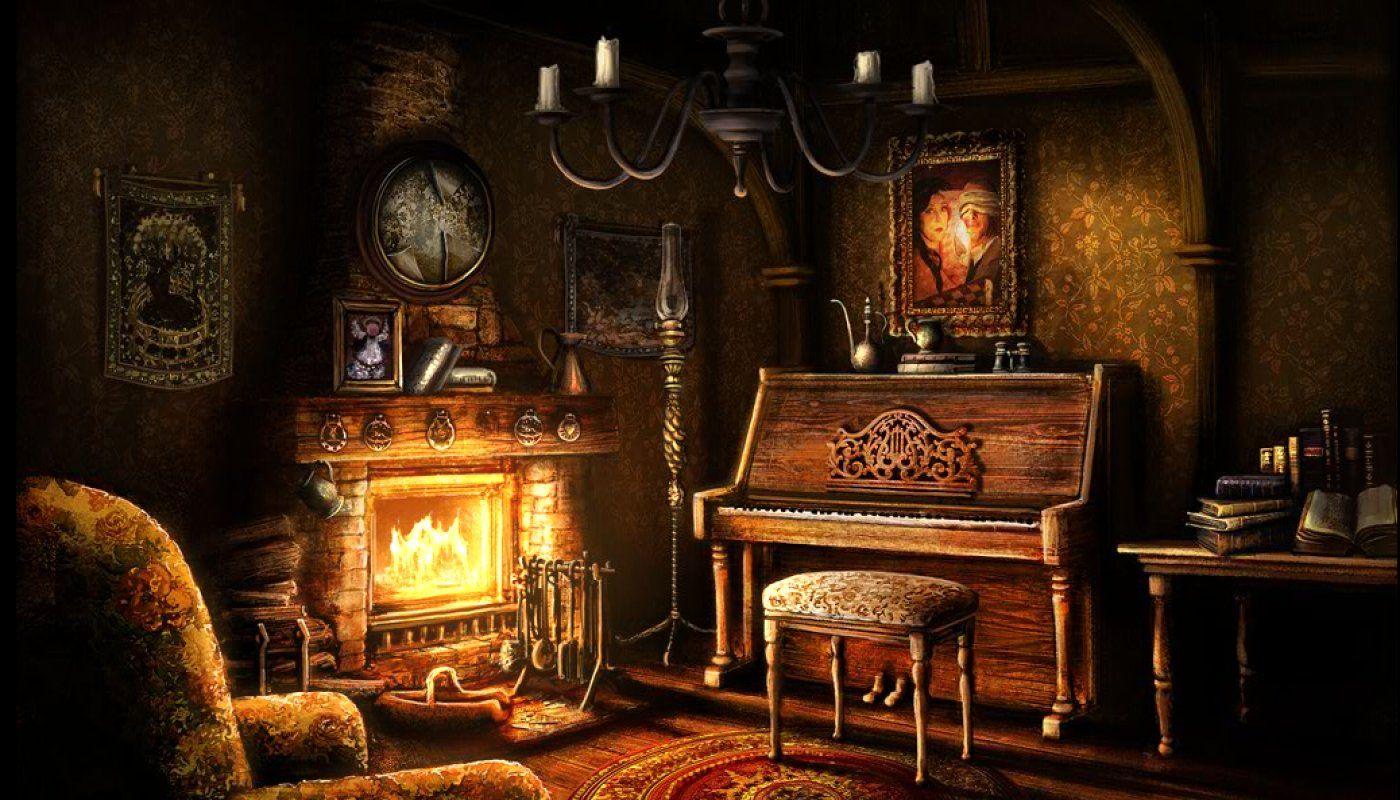 1400x800 Cozy Christmas Wallpaper