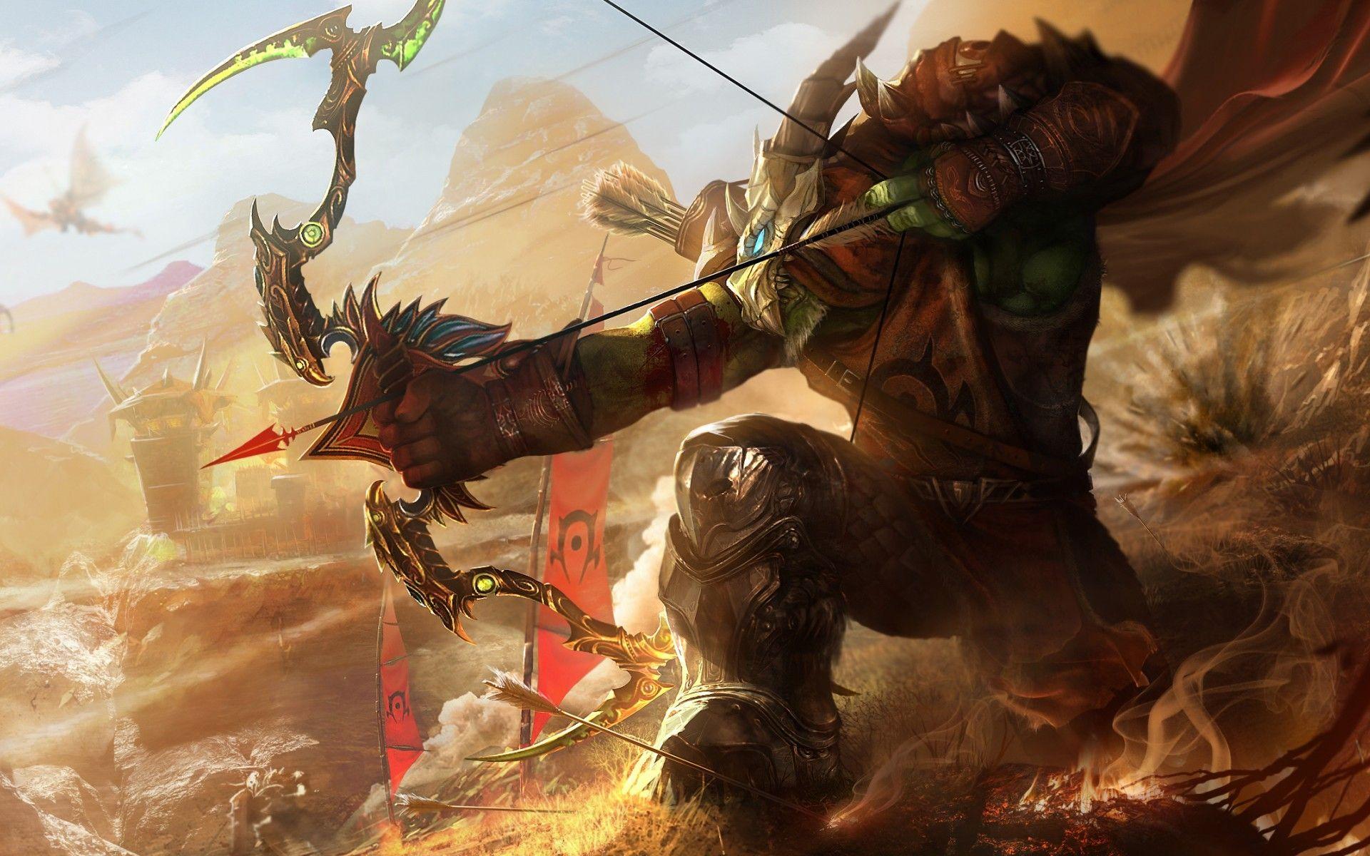 1920x1200 WOW Hunter Wallpaper