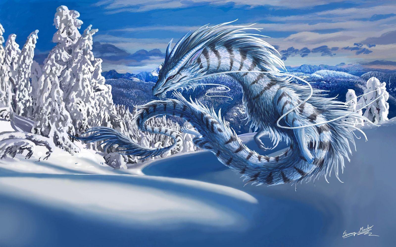 1600x1000 Luxury Ice Dragon Wallpaper This Week
