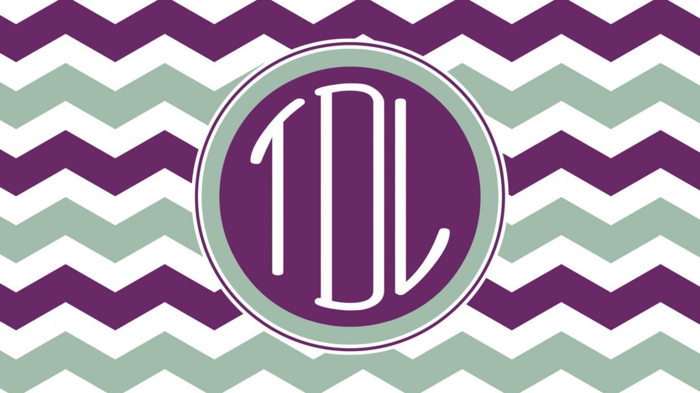 1366x768 Free download Items similar to Monogrammed Chevron Computer Wallpaper on Etsy [1500x863] for your Desktop, Mobile & Tablet. Explore Monogram Wallpaper for Computers. Create a Monogram Wallpaper, Monogram Desktop Wallpaper Maker