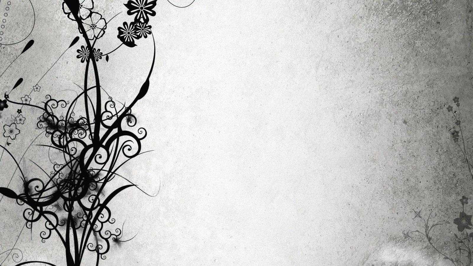 1600x900 Black and White Wallpaper