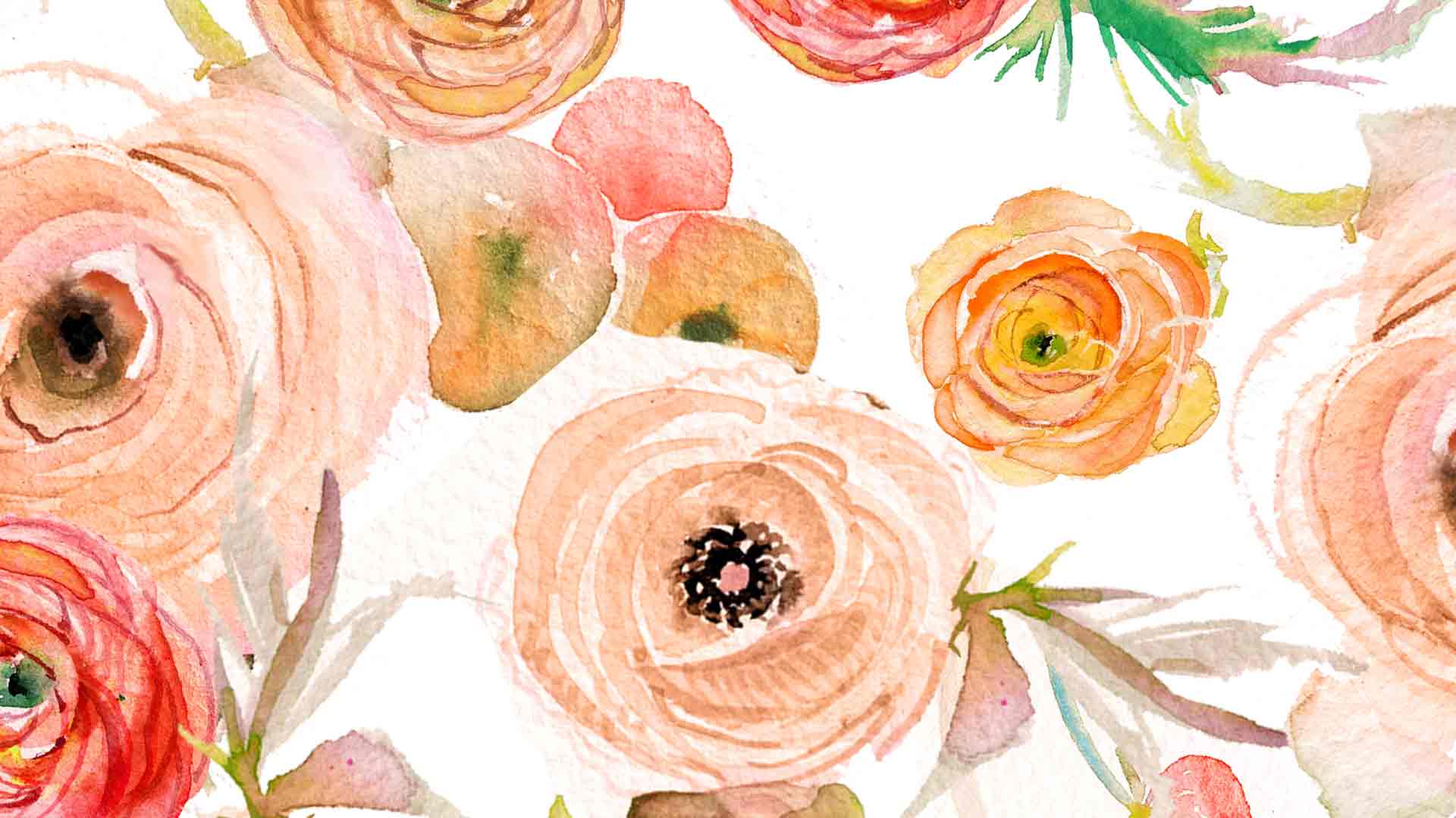 1920x1080 Artsy Flower Wallpaper