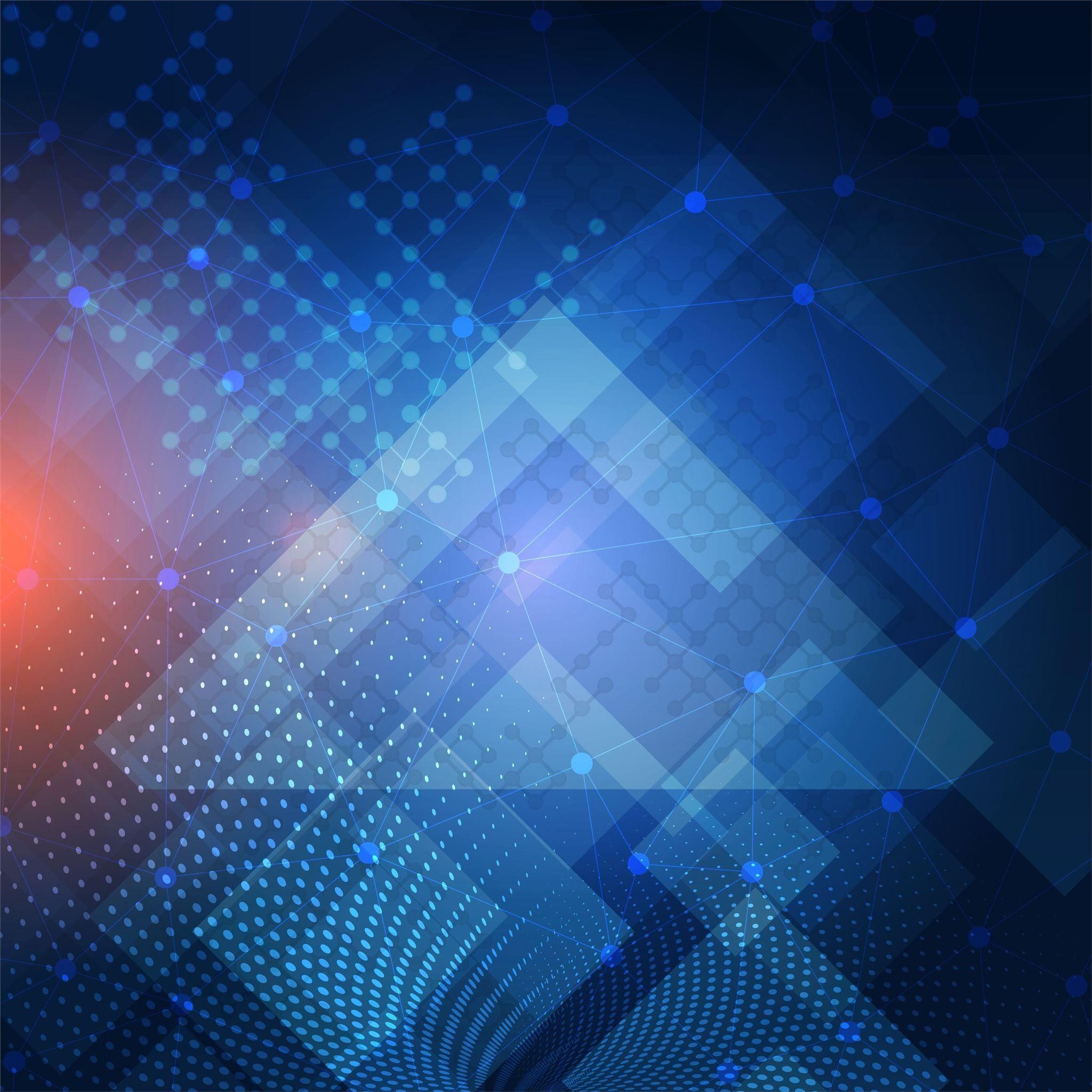 2048x2048 abstract light flare 5k iPad Pro Wallpaper Free Download