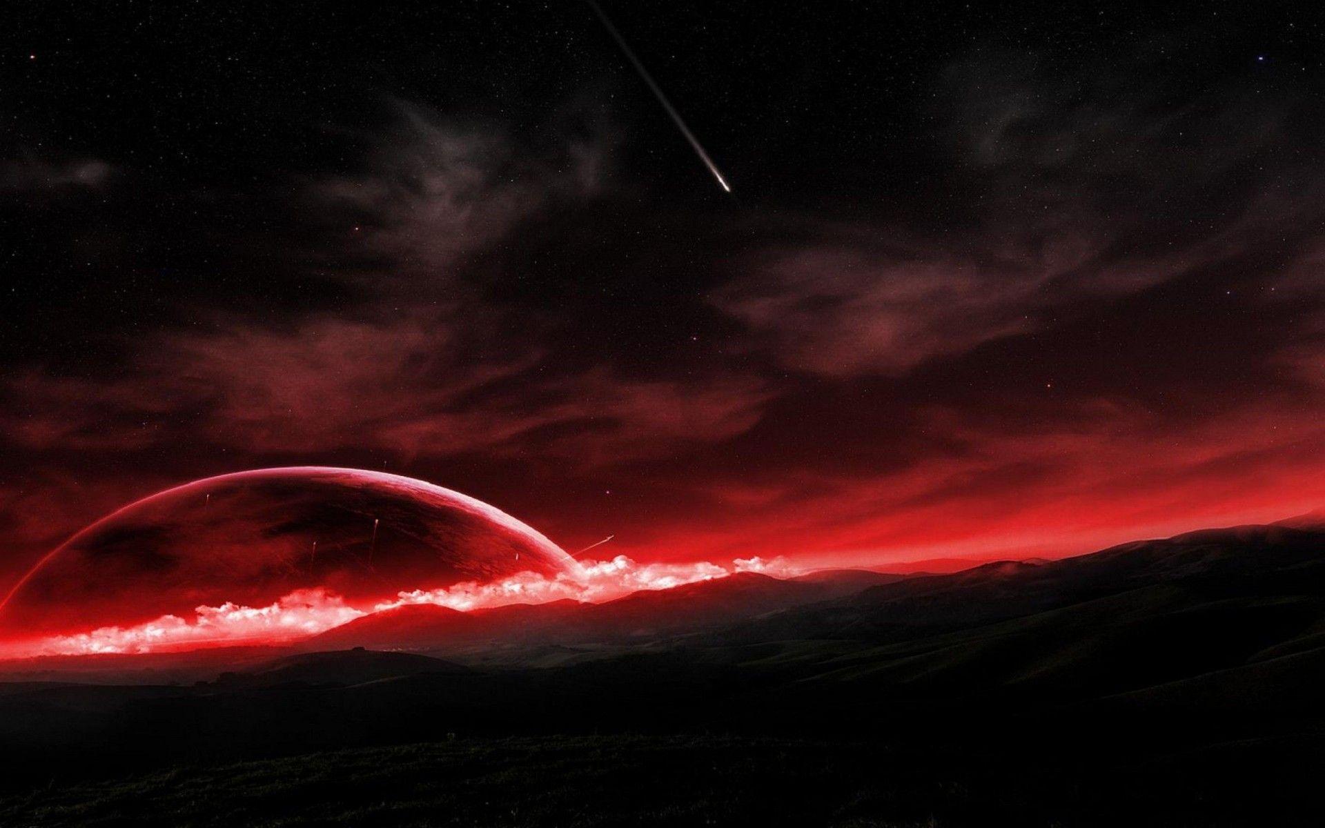 1920x1200 HD Red Wallpaper