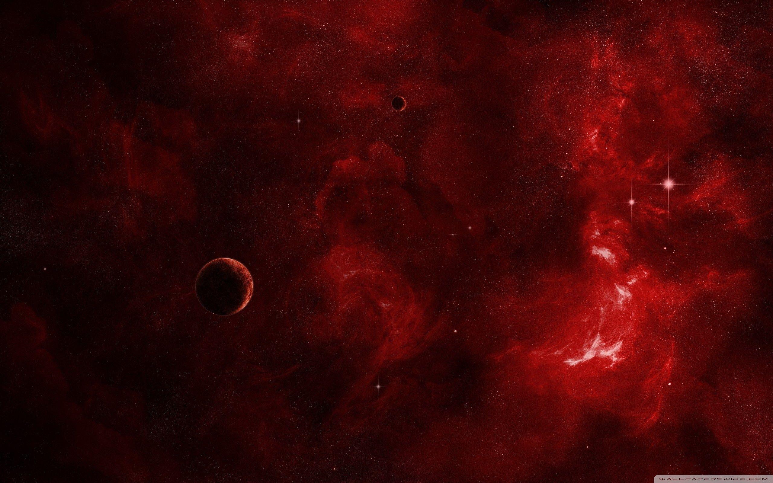 2560x1600 Red Galaxy Wallpaper 2020